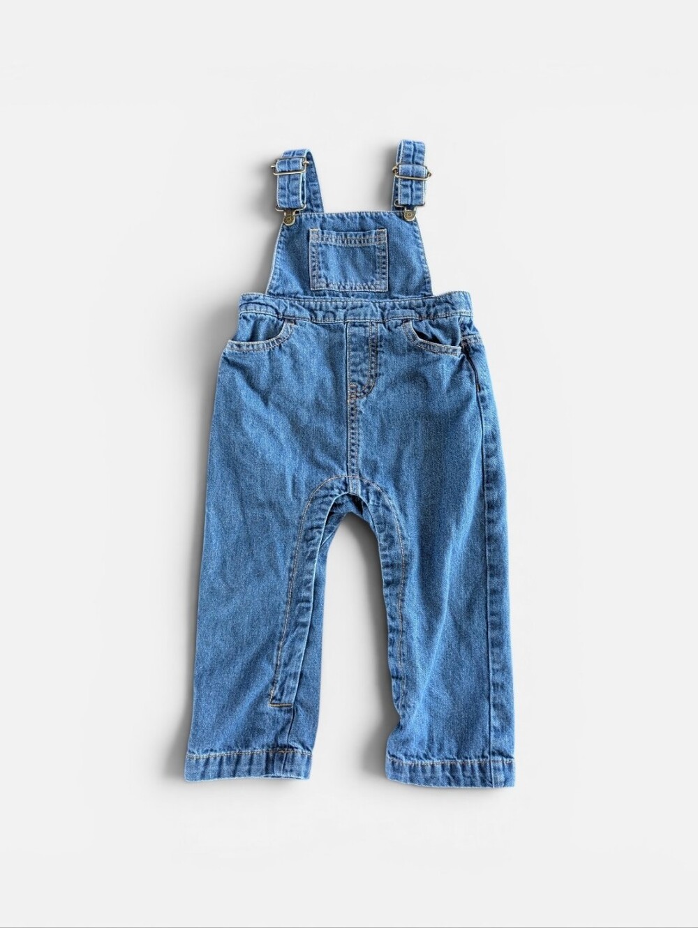 Pehr Organic Cotton Denim Overalls, 2T